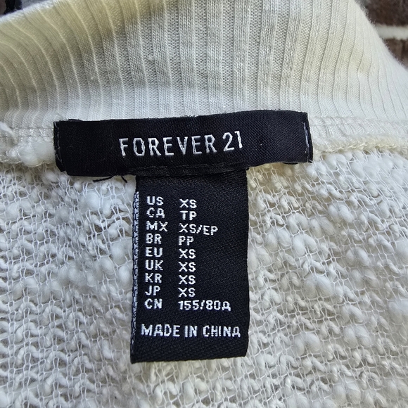 Forever 21 White Floral Textured Cardigan - Picture 7 of 8